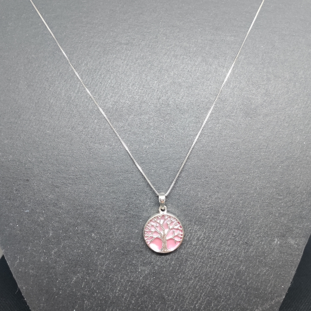 Sliver tree necklace - Picture 4 of 5